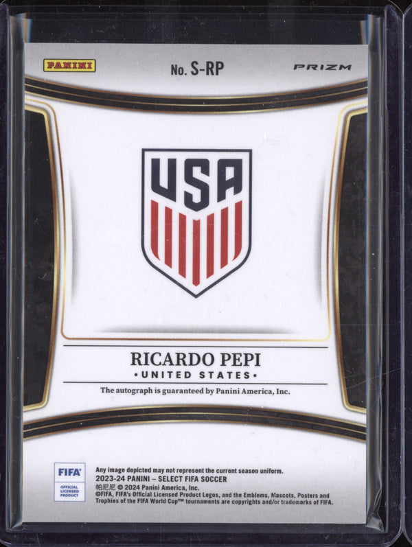 Ricardo Pepi 2023-24 Panini Select FIFA S-RP Signatures