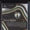 Jaylen Brown 2021-22 Panini Select 294 Gold Flash 3/10