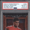 Marcus Rashford 2020-21 Panini Prizm S-MRA Signatures Red Stars PSA 8/10