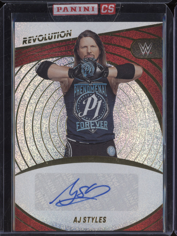 AJ Styles 2023 Panini Revolution AG-AJS Autograph