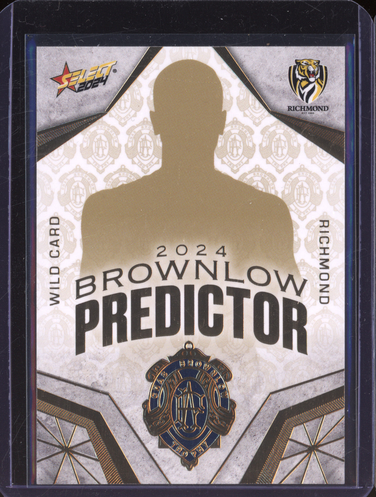 Richmond Tigers 2024 Select Footy Stars BPG84 Brownlow Predictor Gold 216/315