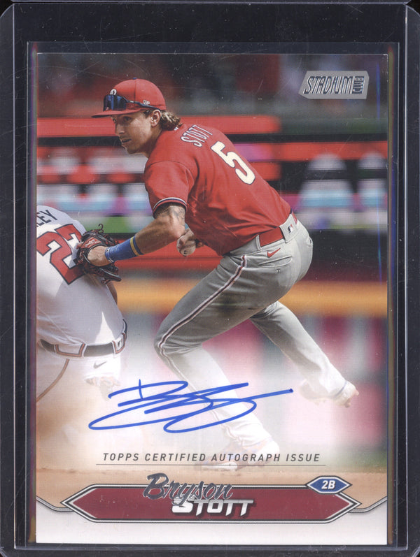 Bryson Scott 2024 Topps Stadium Club SCBA-BS Autograph