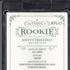 Koltyn Tholstrup 2024 Select Supremacy Rookies RPG Rookies Platinum Green RC /25