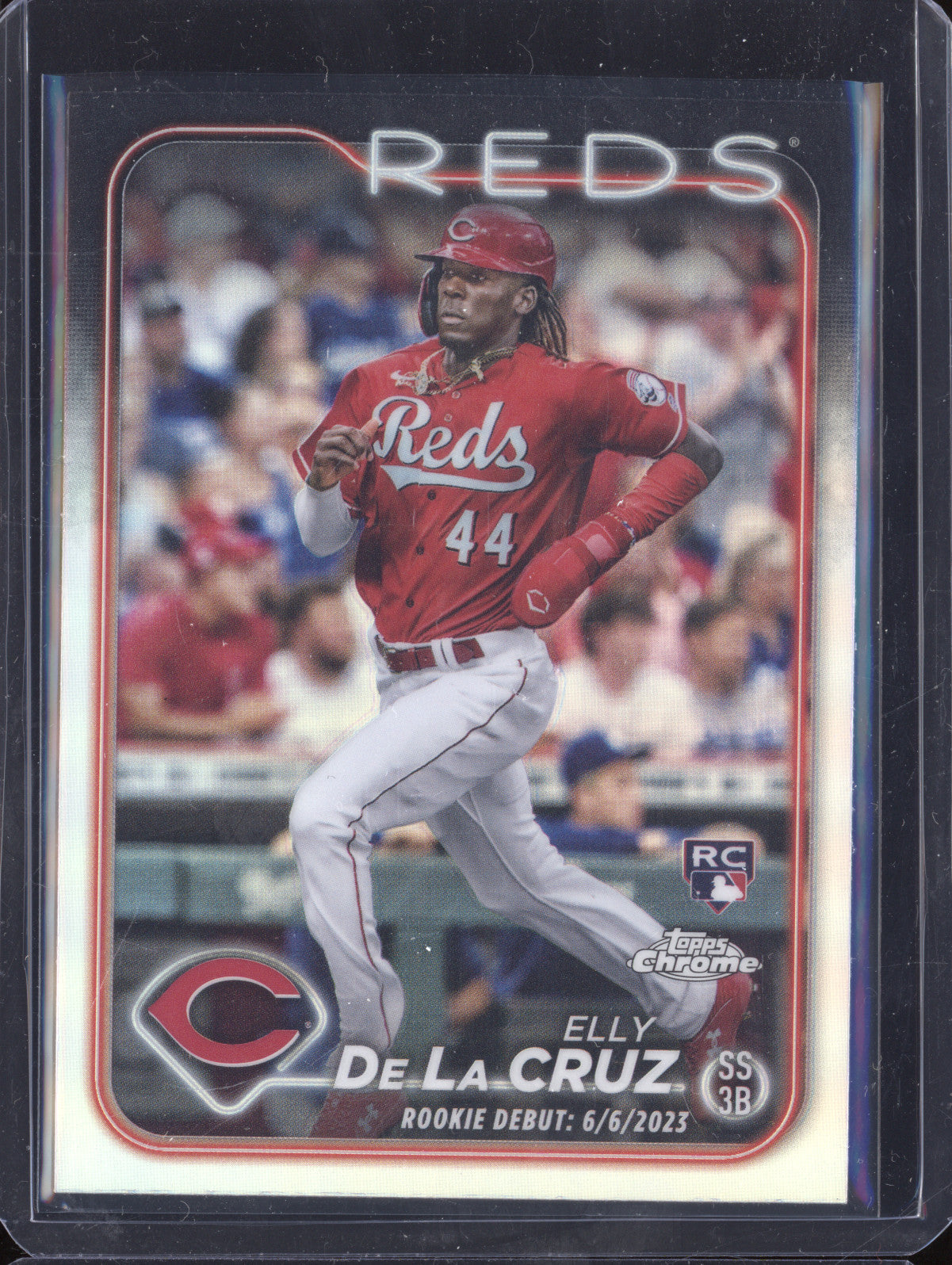 Elly De La Cruz 2024 Topps Chrome Update USC150 Refractor RC