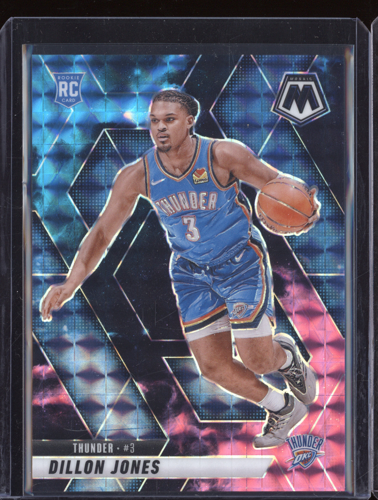 Dillon Jones 2024-25 Panini Mosaic 224 Nebula RC 1/1