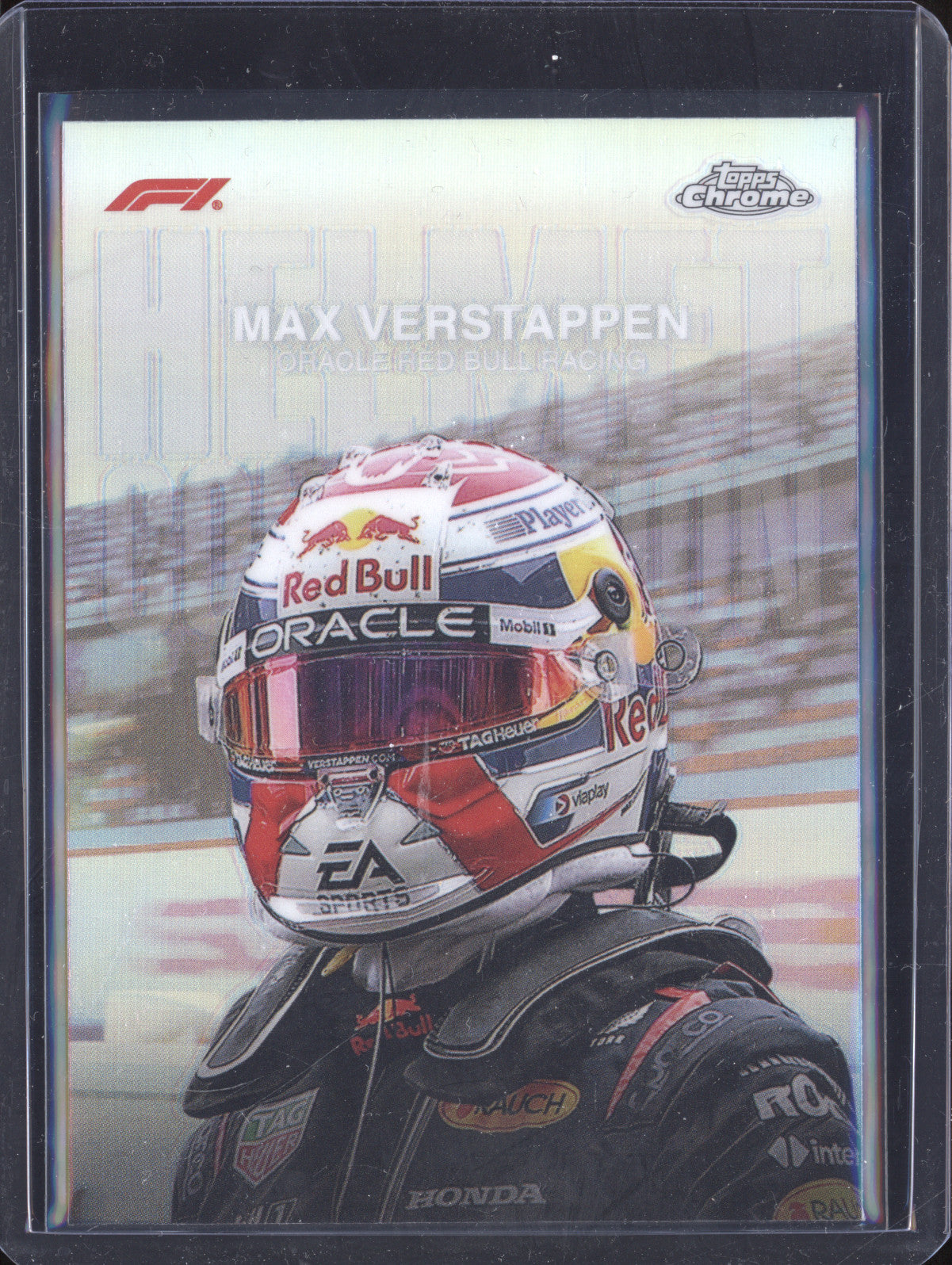 Max Verstappen 2024 Topps Chrome HC-1 Helmet Collection