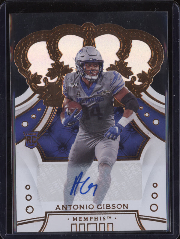 Antonio Gibson 2020 Panini Chronicles Draft Picks 83 Crown Royale Autograph RC