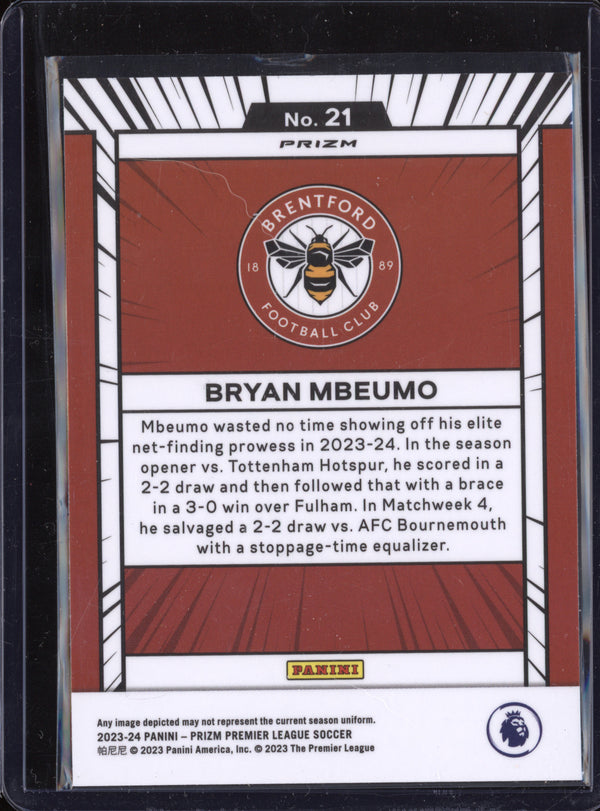 Bryan Mbeumo 2023-24 Panini Prizm 21 Manga