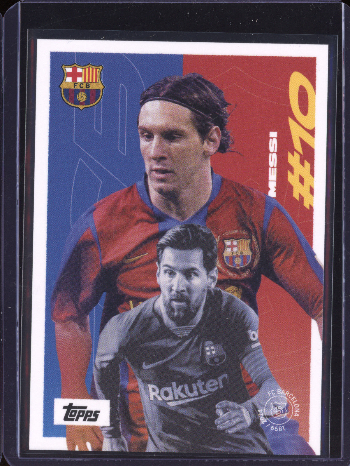 Lionel Messi 2024-25 Topps Team Set FC Barcelona 42 First Goal