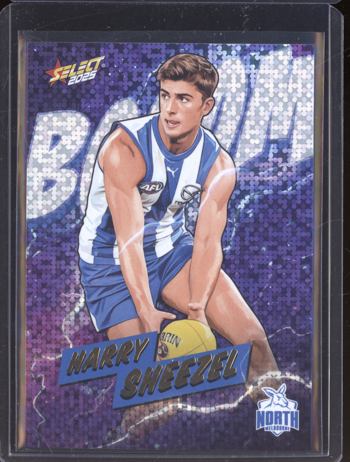 2025 AFL Select Footy Stars Hobby BMH70 Harry Sheezel Booom 30/85
