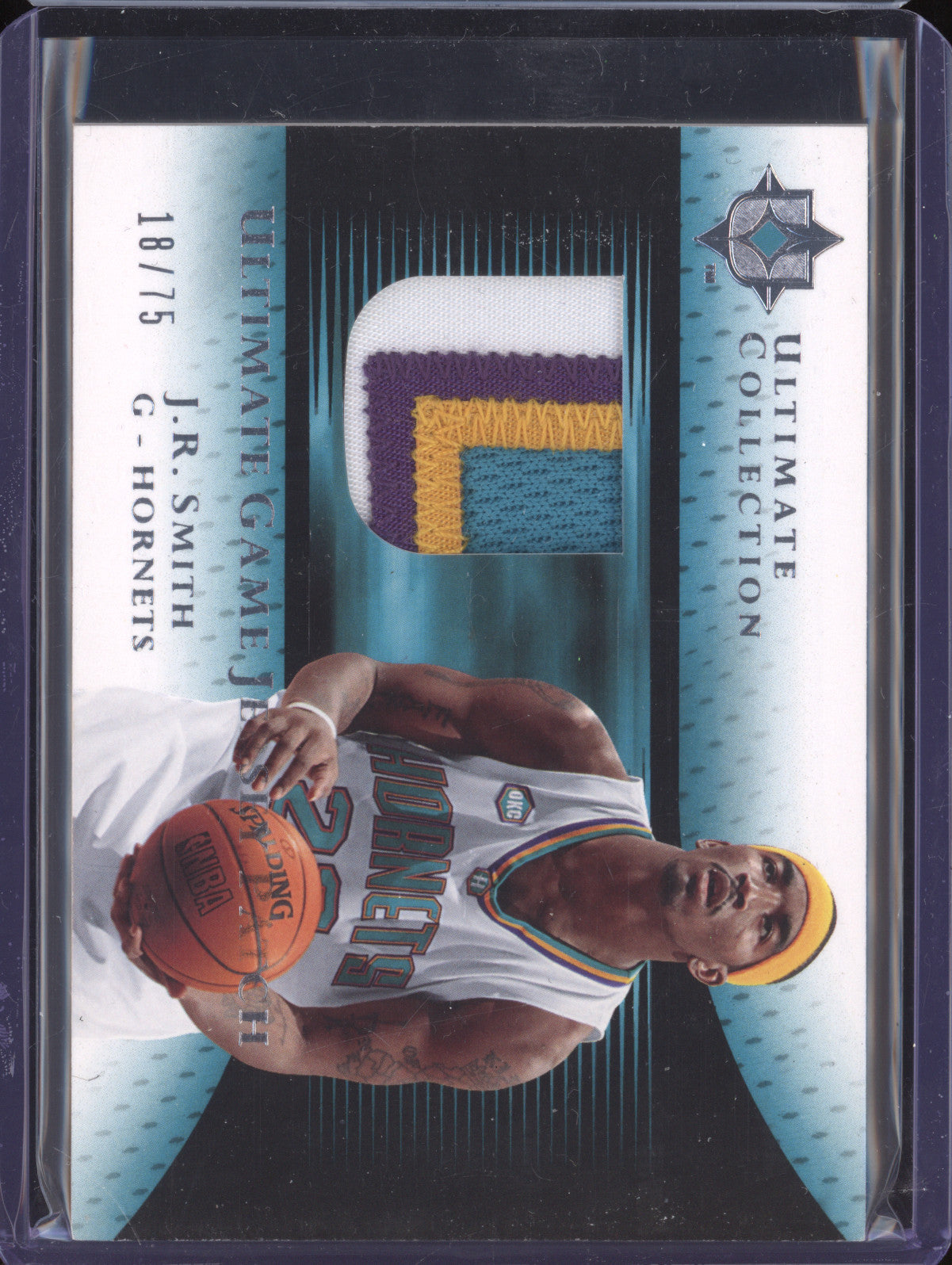 J.R. Smith 2005-06 UD Ultimate Collection UJP-JR Ultimate Game Jersey Gold /75