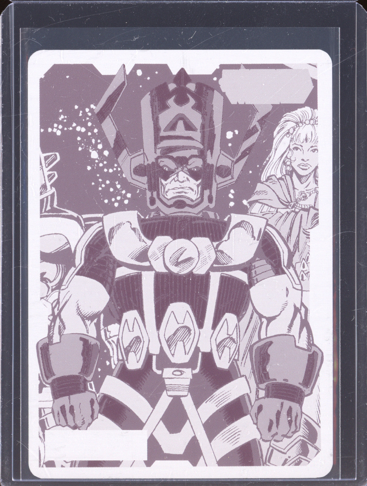 Galactus  Upper Deck Allegiance Infinity Trilogy 22 Magenta Printing Plate 1/1