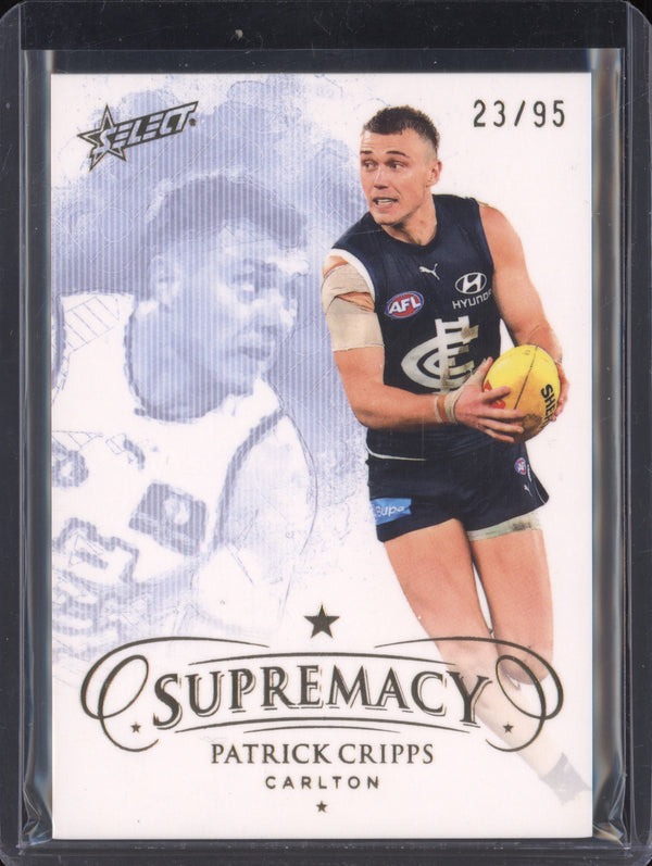 Patrick Cripps 2024 Select Supremacy 20 Gold 23/95