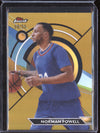 Norman Powell 2023-24 Topps Finest 21 Gold Refractor 8/50