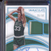 Larry Bird 2022-23 Panini Immaculate IPA-LBI Patch Auto Jersey Number 21/33