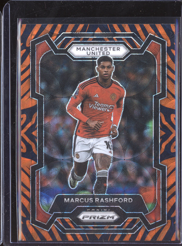 Marcus Rashford 2023-24 Panini Prizm 45 Tiger