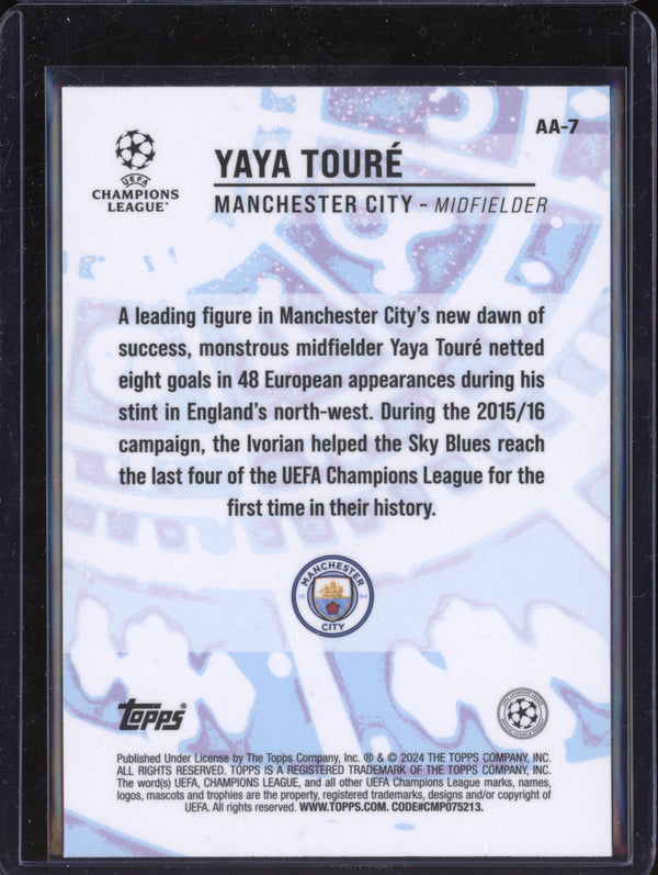 Yaya Toure 2023-24 Topps Merlin UCC AA-7 Ageless Alchemy