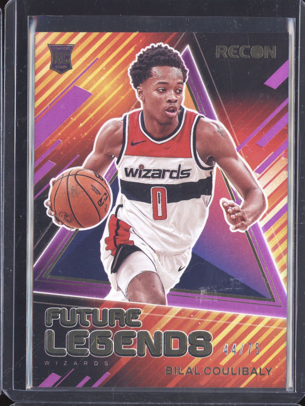 Bilal Coulibaly 2023-24 Panini Recon 21 Future Legends Purple RC 44/75
