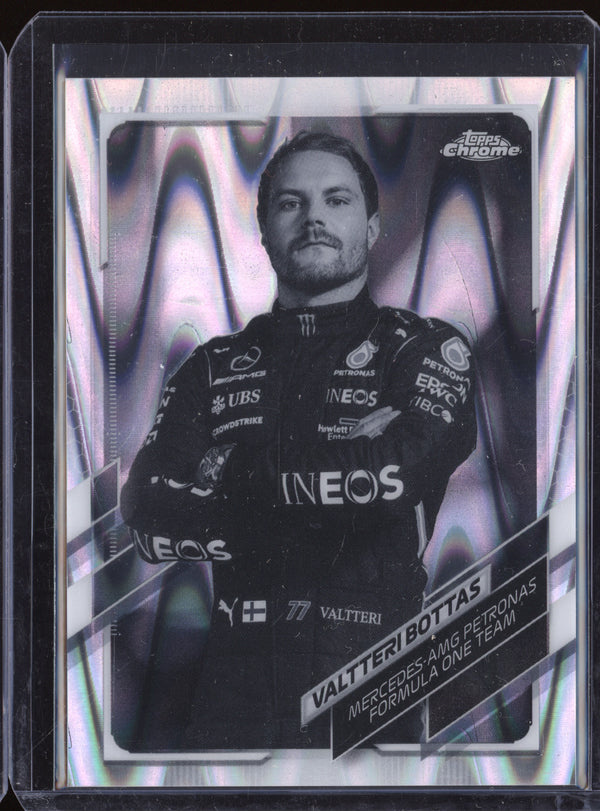 Valtteri Bottas 2021 Topps Chrome F1 2 Ray Wave