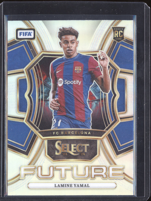 Lamine Yamal 2023-24 Panini Select Premier League 22 Future Silver RC