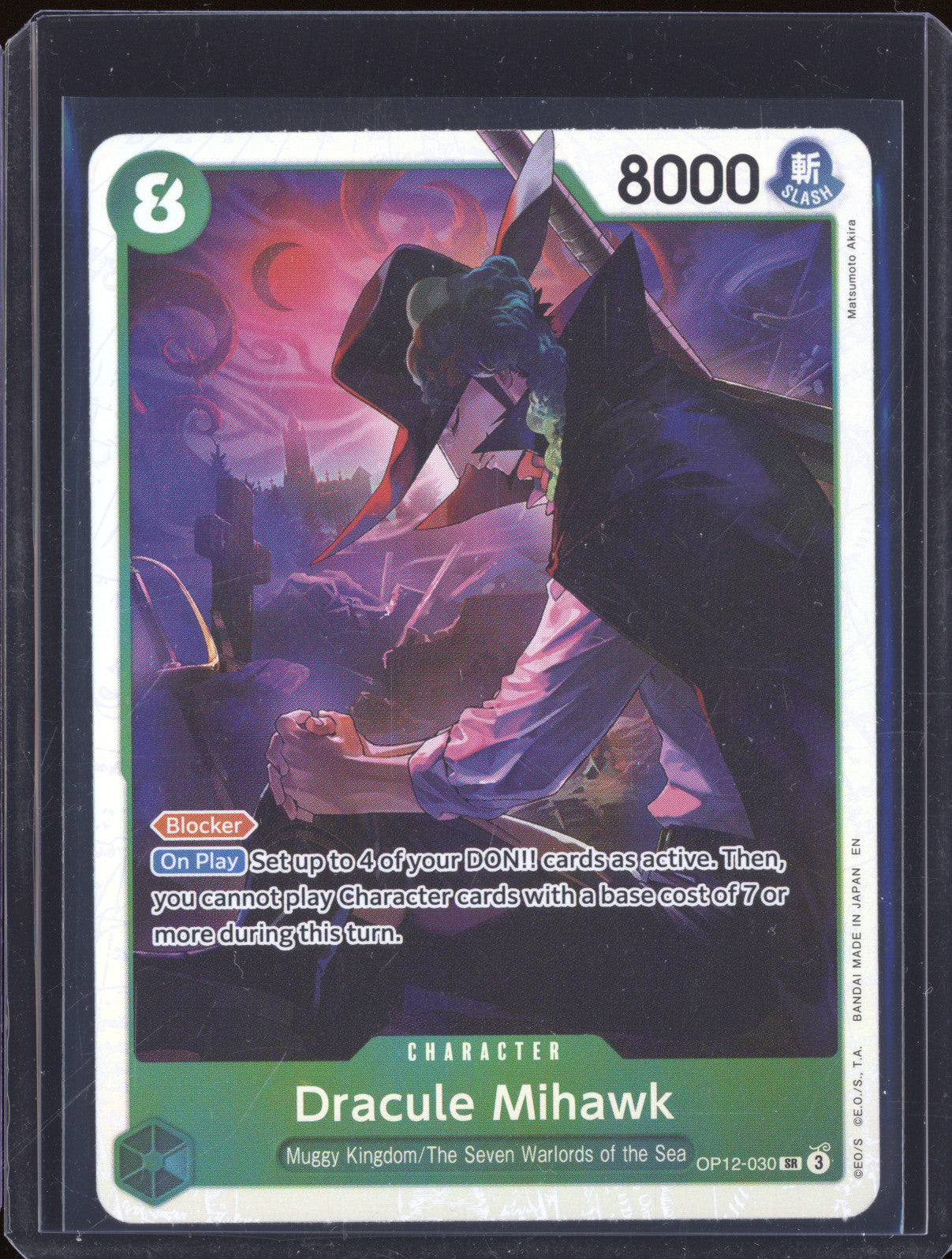 Dracule Mihawk 2025 One Piece Legacy of the Master OP12-030 Super Rare