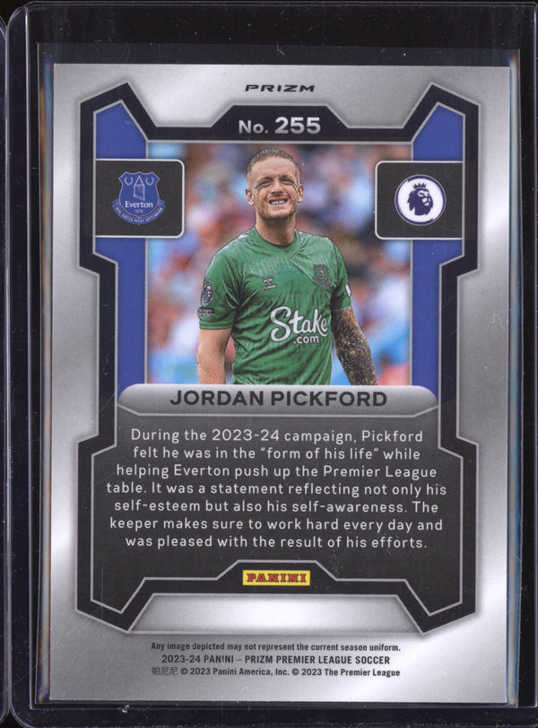 Jordan Pickford 2023-24 Panini Prizm 255 Tiger