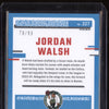 Jordan Walsh 2023-24 Panini Donruss Optic 227 Red/Gold International RC 79/99