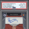 Paul Scholes 2019-20 Panini Prizm CL-PSC Club Legends Signatures PSA 10/10