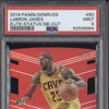 LeBron James 2014-15 Panini Donruss 80 Elite Status Die-Cut 76/77 PSA 9