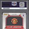 Paul Scholes 2019-20 Panini Prizm CL-PSC Club Legends Signatures PSA 10/10