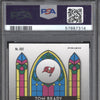 Tom Brady 2020 Panini Mosaic SG2 Stained Glass PSA 9