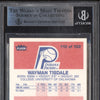 Wayman Tisdale 1986-87 Fleer  113 BGS 9