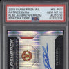 Patrice Evra 2019-20 Panini Prizm Flashback Auto Breakaway 45/50 PSA 10/10