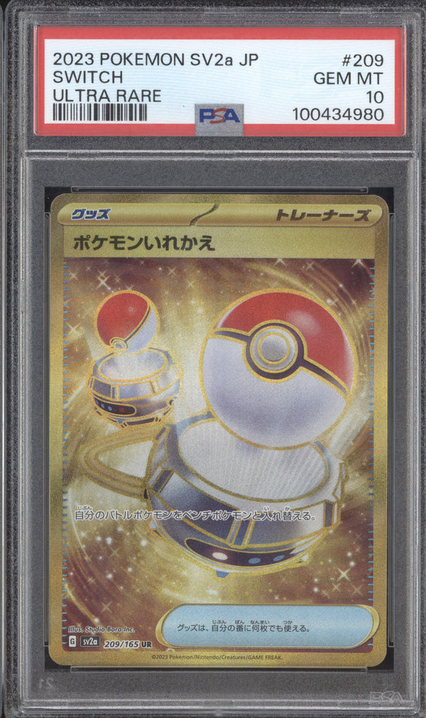 Switch 2023 Pokemon 151 209/165 Ultra Rare PSA 10