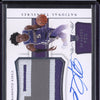 De'Aaron Fox 2017-18 Panini National Treasures 105 Horizontal Rookie Patch Autograph 38/49