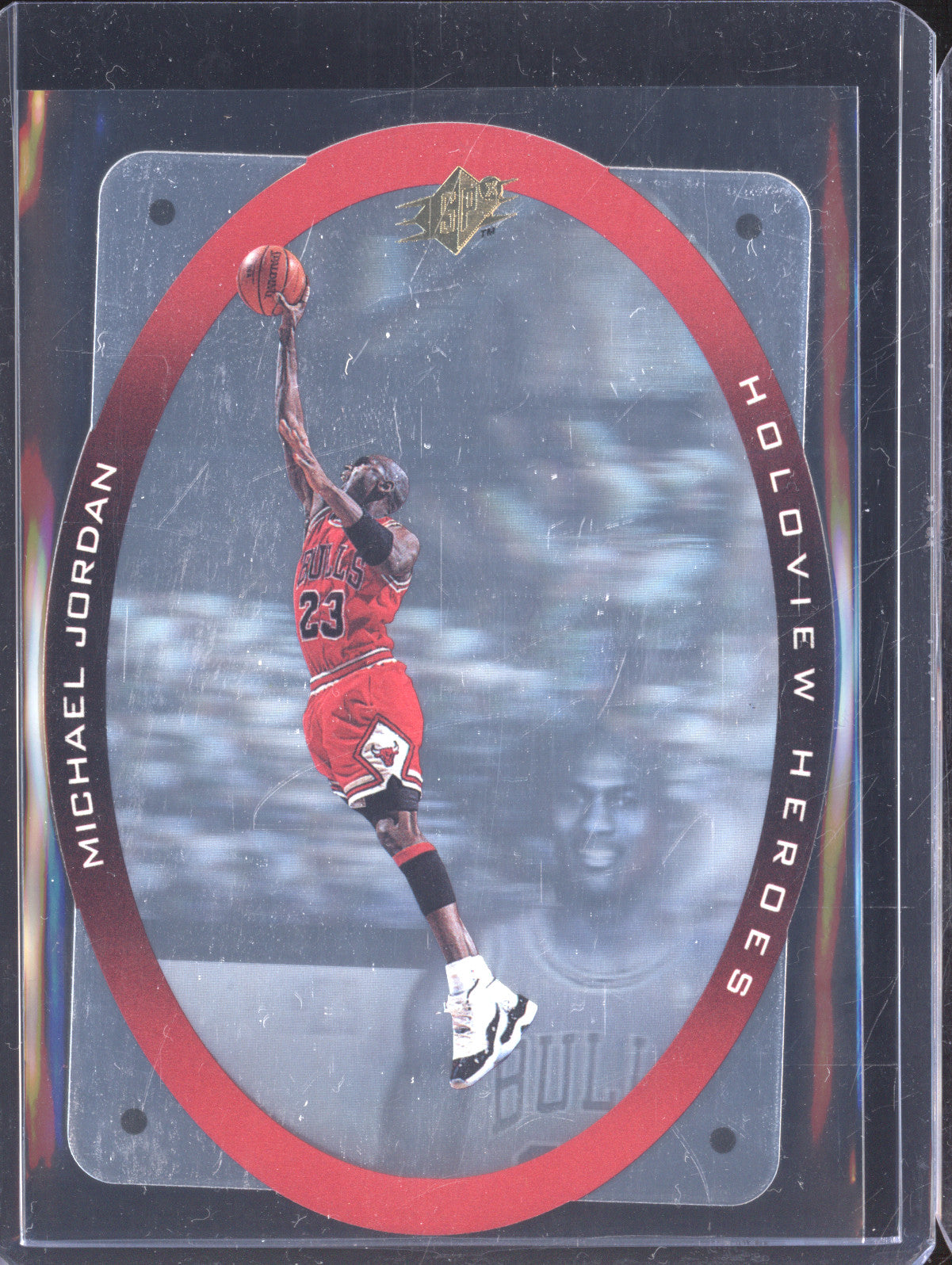 Michael Jordan 1996 Upper Deck SPx H1 Holoview Heroes