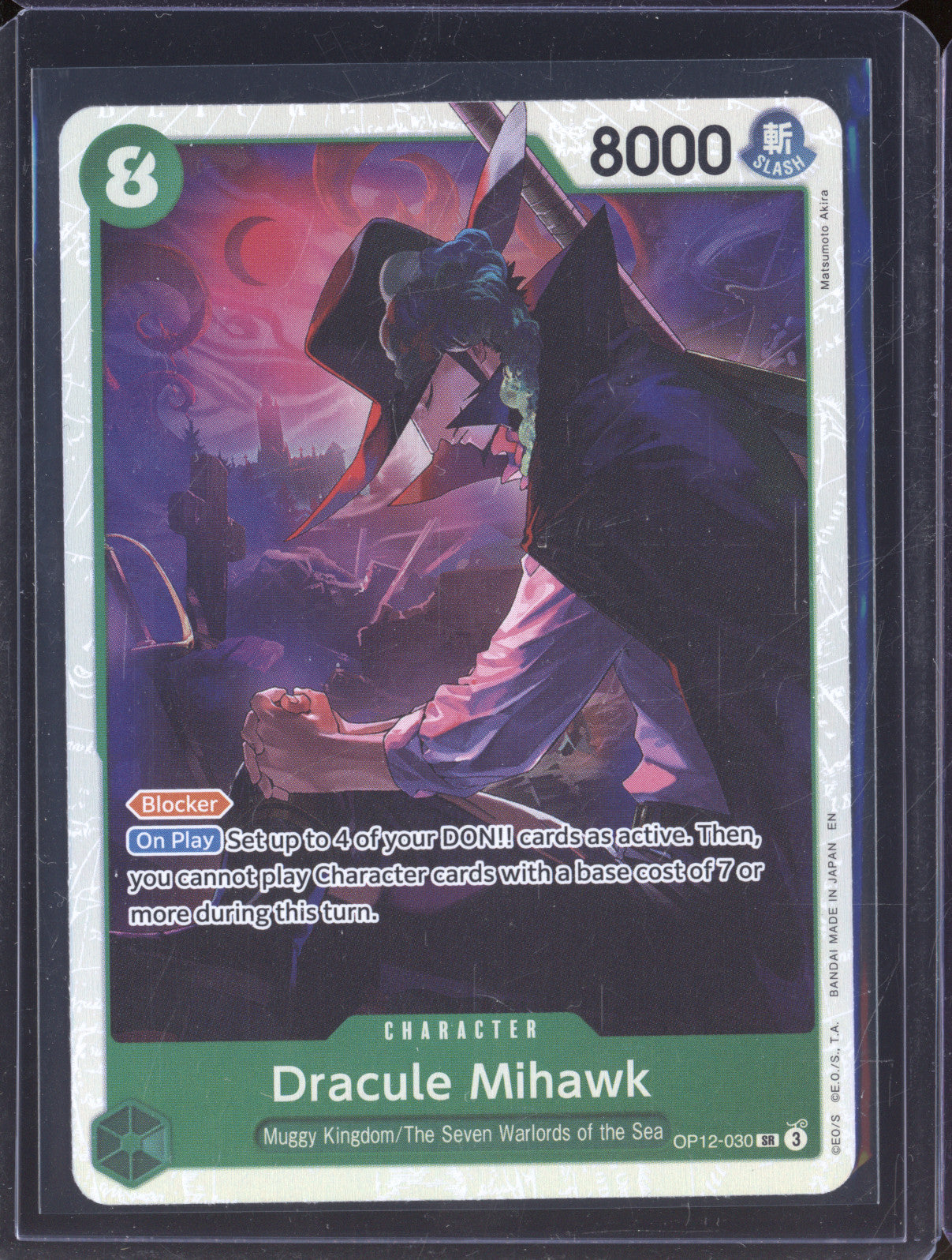 Dracule Mihawk 2025 One Piece Legacy of the Master OP12-030 Super Rare