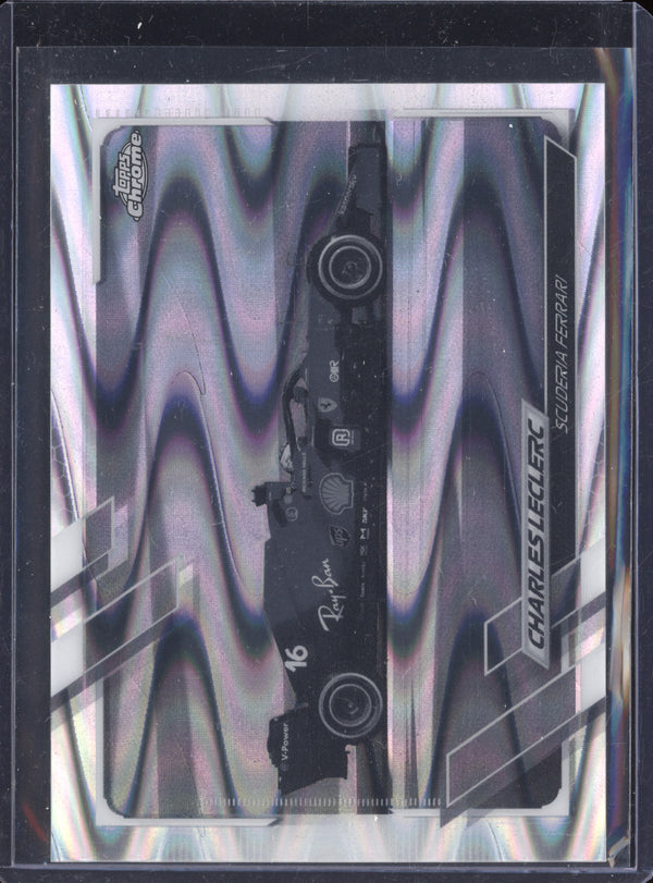 Charles Leclerc 2021 Topps Chrome F1 106 Ray Wave