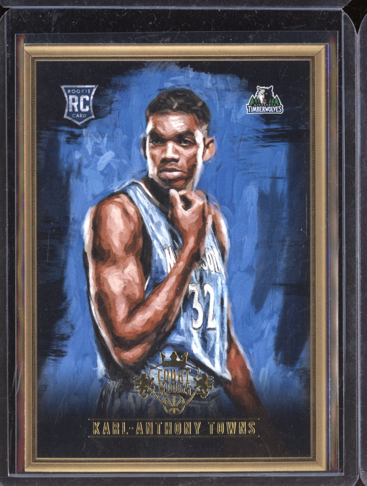 Karl-Anthony Towns 2015-16 Panini Court Kings 3 Portraits Rookies RC