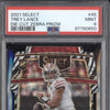 Trey Lance 2021 Panini Select 45 Die-Cut Zebra RC PSA 9