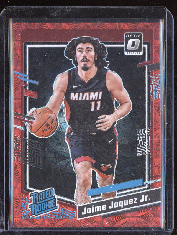 Jamie Jaquez Jr 2023-24 Panini Donruss Optic 216 Red International