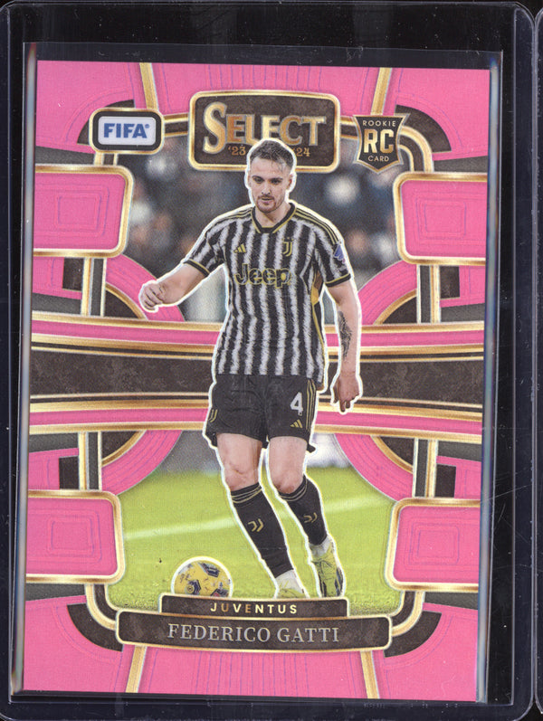 Federico Gatti 2023-24 Panini Select FIFA 41 Pink RC 67/75