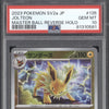 Jolteon 2023 Pokemon 151 135/165 Master Ball Reverse Holo PSA 10