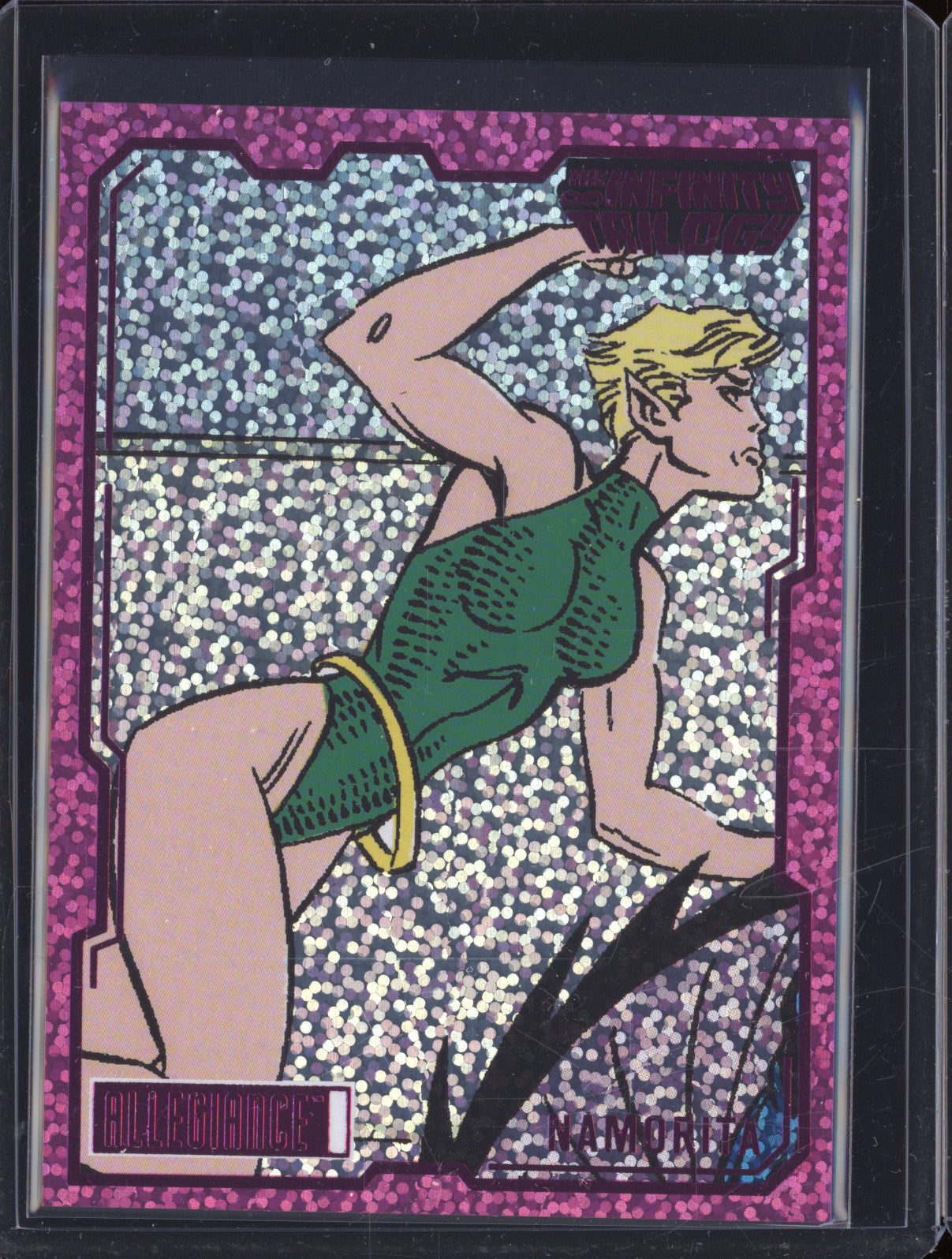Namorita  Upper Deck Allegiance Infinity Trilogy 29 Magenta Glitter 183/199