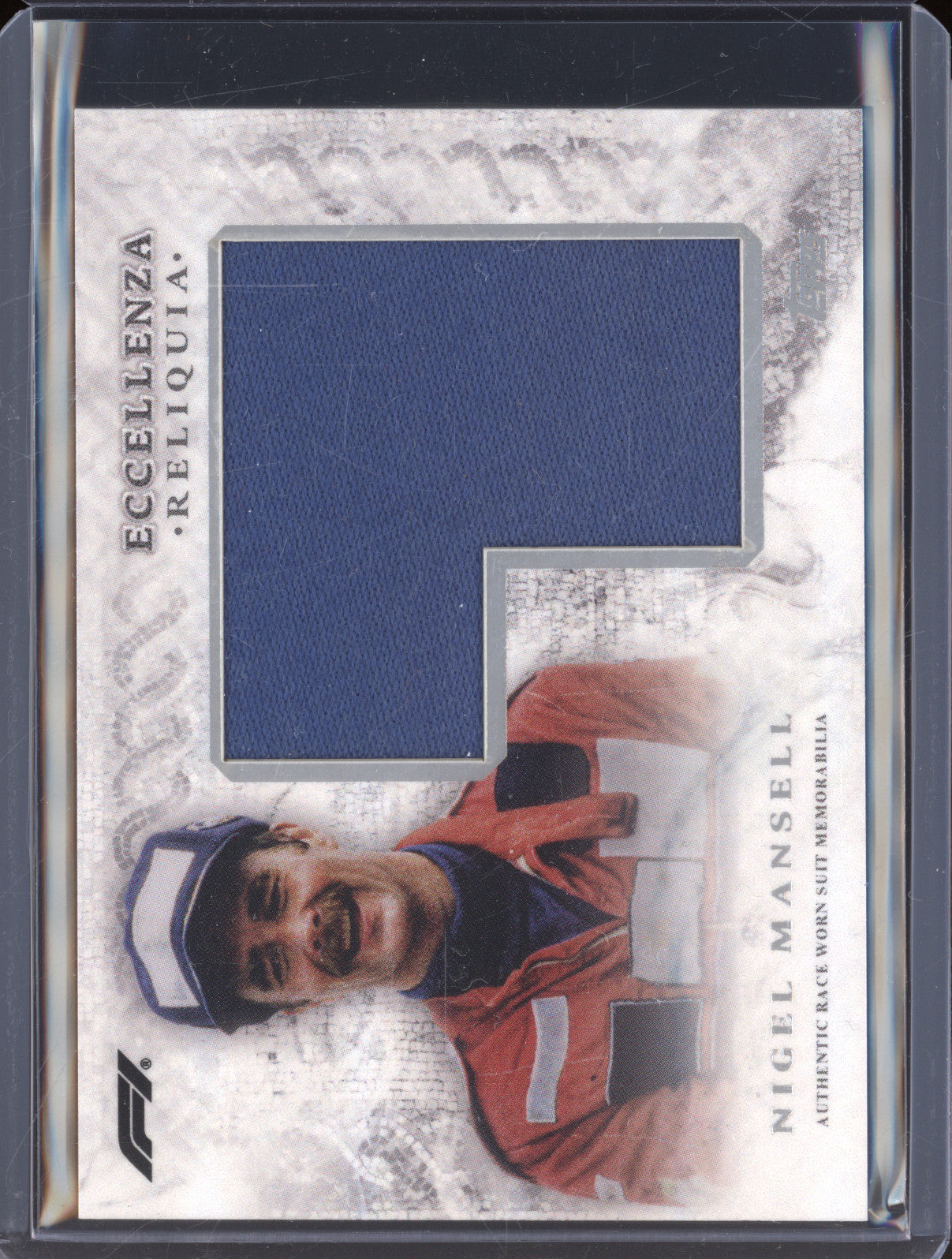 2024 Topps Formula 1 Eccellenza Reliquia Nigel Mansell Race Worn Suit