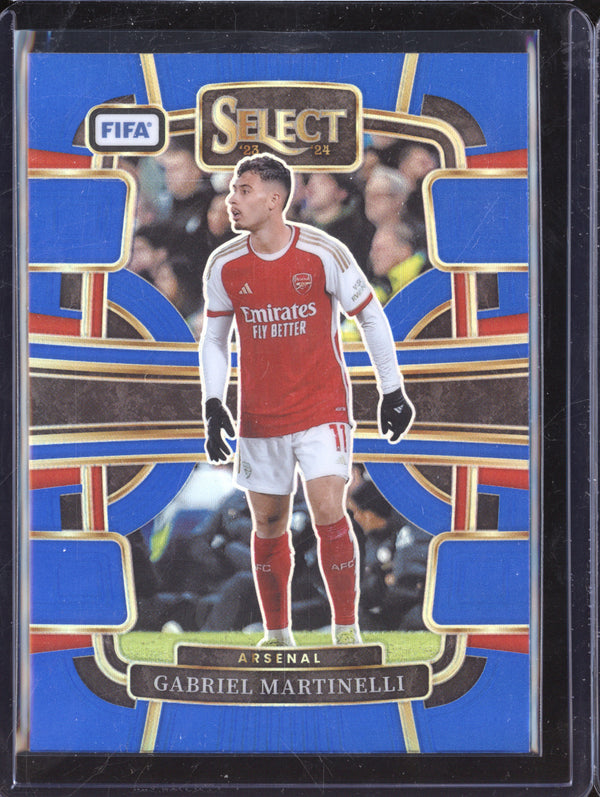 Gabriel Martinelli 2023-24 Panini Select FIFA 1 Blue