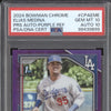 Elias Medina 2024 Bowman Chrome CPA-EME Prospect Auto Purple RC 87/250 PSA 10/10