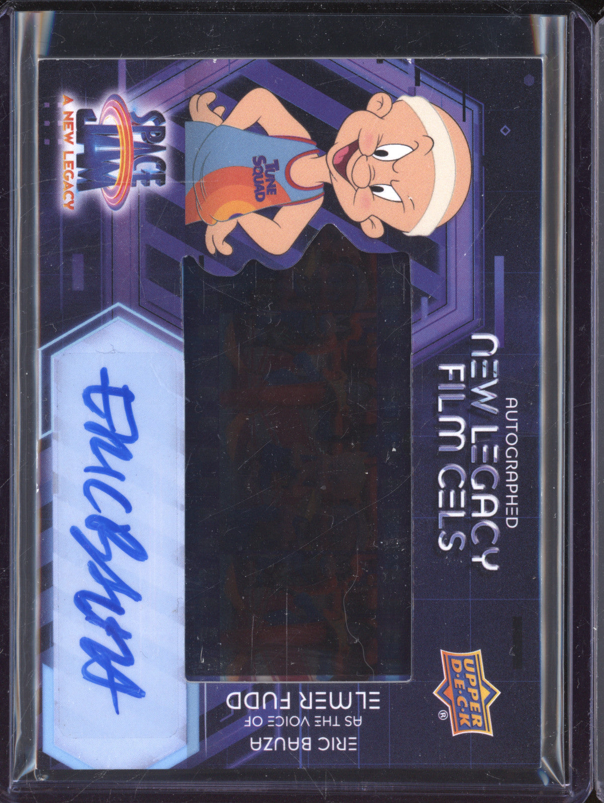 Elmer Fudd 2021 Upper Deck Space Jam FCA-ER New Legacy Film Cels Eric Bauza Auto