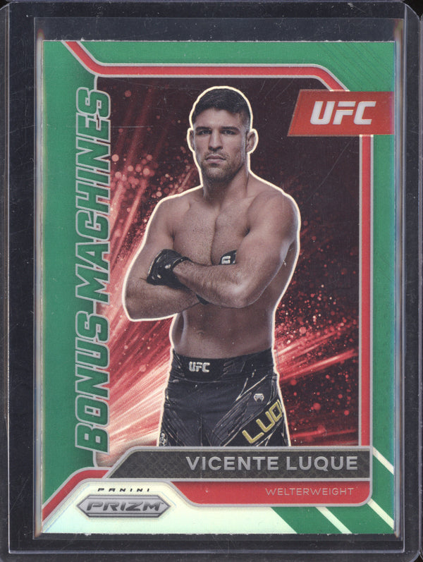 Vicente Luque 2022 Panini Prizm 4 Bonus Machines Green