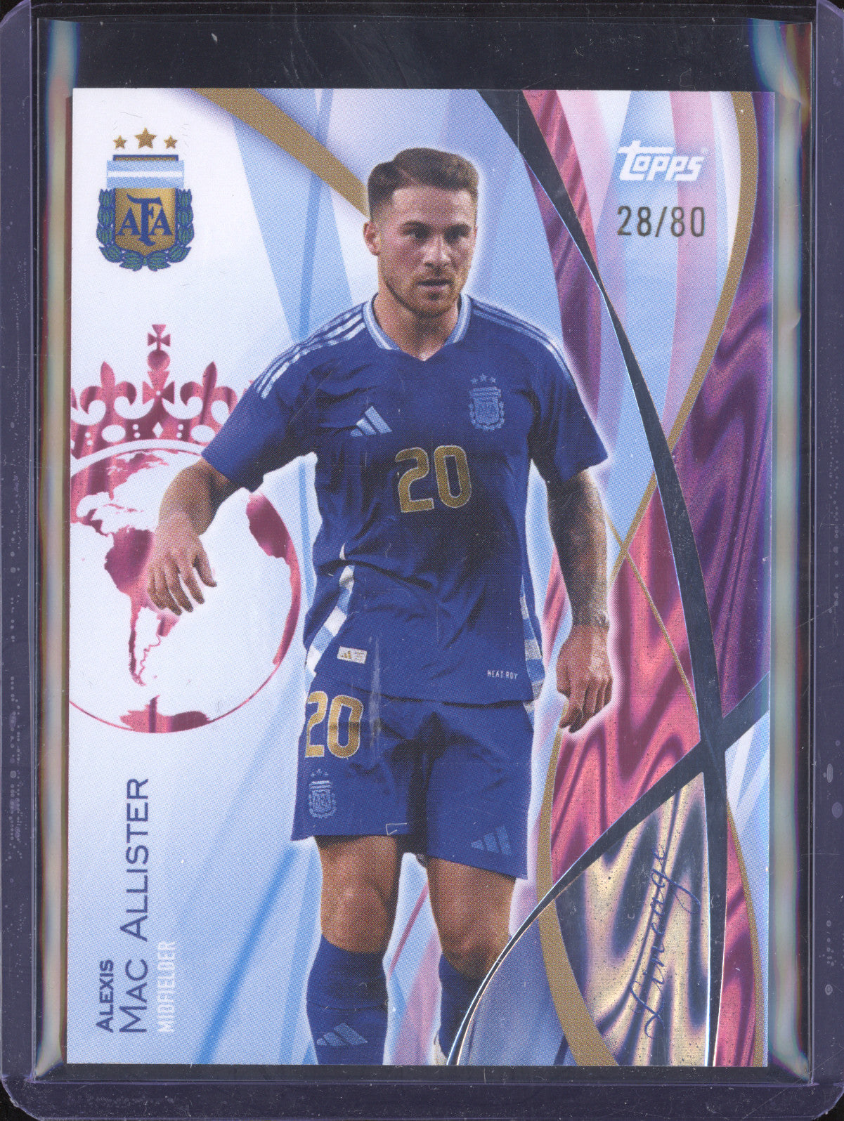 Alexis Max Allister 2024 Topps Lineage Argentina 23 Pink